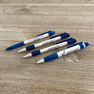 Neupogen Drug Rep Pen Set Werbeartikel Medizin Pharma Werbung blau weiß - Bild 1 von 8