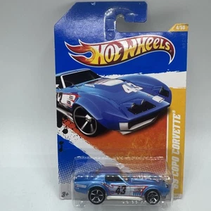 2011 Hot Wheels 69 Copo Corvette Blue New Sealed - Picture 1 of 3