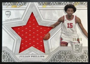 2023-24 Topps Royalty Collection Julian Phillips Star Relics /99 MEM RC Bulls - Picture 1 of 2