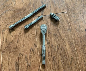 Powerbuilt 1/4" Drive 72T Ratchet + Extension + Swivel Set - Taiwan - Lifetime - Picture 1 of 4