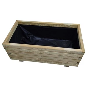 FIORIERA IN LEGNO TRATTATO PER ESTERNO 40x120x33(L x P x H)cm. - Foto 1 di 4