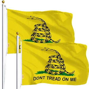 2 PACK of 3x5ft Dont Tread on Me Gadsden Flag Gadsden Tea Party - Picture 1 of 6