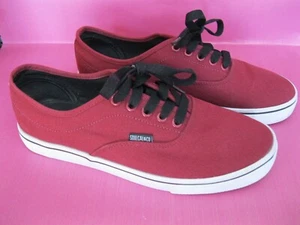 Zapatillas deportivas de lona Soulcal & Co Borgoña y Blanco para hombre UK 8 US 9 Euro 42 - Imagen 1 de 5