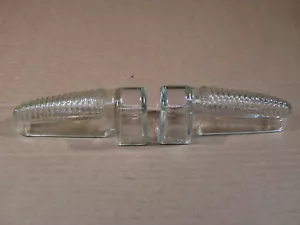 JAGUAR DAIMLER REVERSE & NUMBER PLATE LENS S-TYPE 420 MK10 420G LIMOUSINE PAIR - Picture 1 of 3