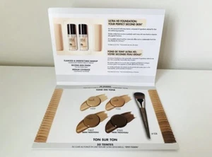 Make Up For Ever Ultra HD 4 Shade Foundation Sample Card Y225 Y335 Y463 R560 - Picture 1 of 4