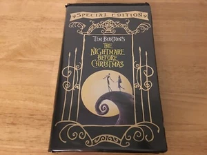 The Nightmare Before Christmas Tim Burton Special Edition VHS Clamshell Case - Picture 1 of 3