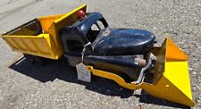 Vintage 50s Pressed Steel Structo Scoop And Load Tandem Hydraulic Dump Truck 