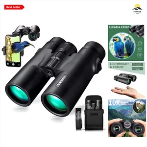 10x42 Waterproof Binoculars for Bird Watching Outdoor Travel Stargazing - Picture 1 of 9