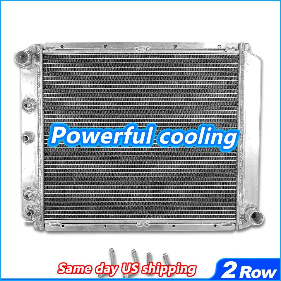 Aluminum Radiator Fits Volvo 240 242 244 245 264 740 745 760 780 940 DL GLE - Image 1 of 4
