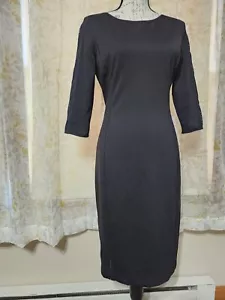 Elie Tahari Kleid Damen Größe 4 ""Kylie"" schwarz Stretchmantel Bleistift neu mit Etikett $ 348 - Bild 1 von 21