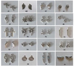 10 Metal charms- Designs 41-80 (F18) - Picture 1 of 43