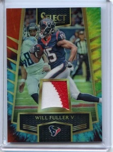 2016 Panini Select #42 Will Fuller Tie Dye Numbered 20/25 Jersey Rookie Card - Bild 1 von 2