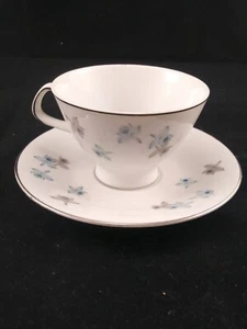 Harmony House Blue Orchid Tea Cup And Saucer - Picture 1 of 2
