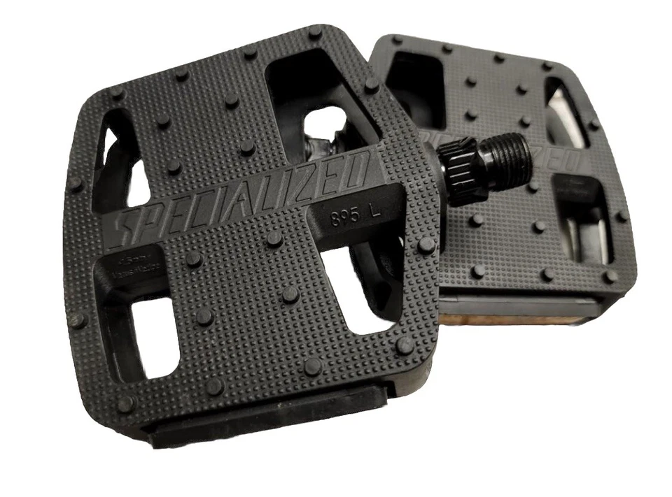 Specialized 895 Flat Platform Pedals 9/16" Mountain Bike Cycling Pedals Nylon - Image 1 of 1