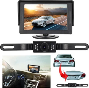 Kit de système de caméra de recul sans fil pour voiture/camion/van/pick-up - Zdjęcie 1 z 7