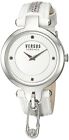 Versus by Versace Women's SOB070015 Key Biscayne White Leather ZIPPER Pin Watch