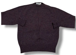 Saks Fifth Avenue Sweater Womens XL Pullover 100% Pure Wool Crew Neck England - Picture 1 of 3