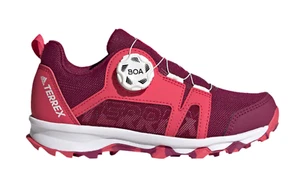 Terrex Agravic Boa J Power Berry little girls trail running shoe no tie FW9752 - Picture 1 of 2