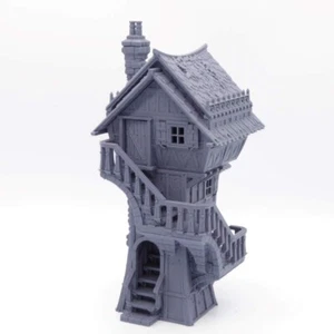 Fantasy Town - Redwood House - The Frost 28mm Wargame/RPG/AOS/LOTR/DnD Terrain - Picture 1 of 10