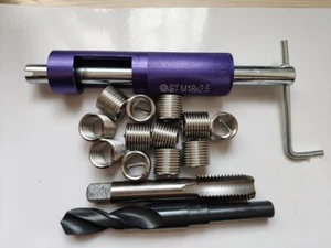 1Set M18 x 2.5 Thread Repair Kit Tap and Drill bit Insert tool - Picture 1 of 1