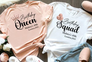 40th Birthday shirt,Fabulous Bithday, Custom birthday gift,Birthday team (rosy) - Picture 1 of 6
