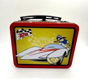 VRHTF NHRA "RARE VTG COLORFUL SPEED RACER MINI LUNCH BOX" 1999 - Tin Box Company - Picture 1 of 17