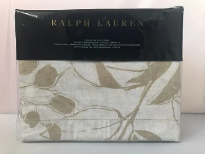 Funda nórdica Ralph Lauren Cecily Palmetto beige tostado completa/queen de lujo precio de venta sugerido por el fabricante 400 Foto 1 de 4