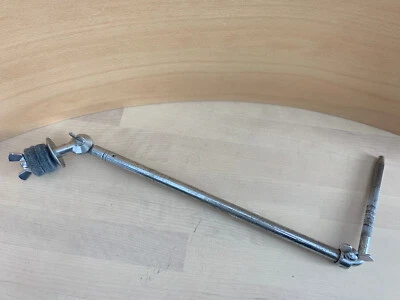 LUDWIG 60s Vtg CYMBAL L-ARM Holder Part Early Version Telescoping Transition Era - Image 1 of 4