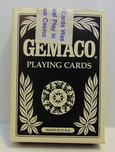 Gemaco Spielkartendeck gebraucht im Spiel Harrah's Casino Souvenir Pro Qualität - Bild 1 von 5