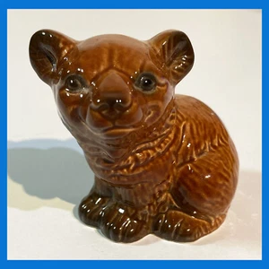 Vintage GOEBEL West Germany Brown Baby Bear Cub China/Porcelain Figurine 36-537 - Picture 1 of 3