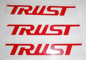 Red Trust vinyl sticker / decal 195mm x 32mm approx - Picture 1 of 5