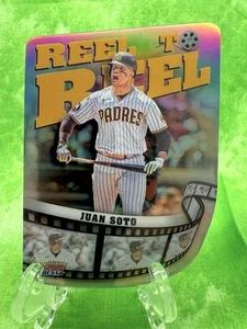 Juan Soto - Reel to Reel - 2023 Bowman's Best #RR-25 San Deigo Padres Die Cut - Picture 1 of 11