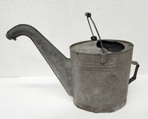 Vintage Gießkanne aus verzinktem Metall Garten rustikal Bauernhaus Tankstelle Deko - Bild 1 von 10