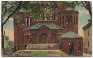Cartolina SUFFOLK VA CHIESA CRISTIANA Main Street, a SHENANDOAH VIRGINIA 1914 - Foto 1 di 2