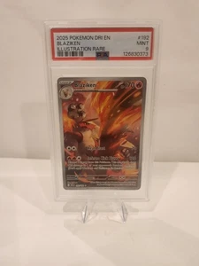 2025 Pokemon Dri En Blaziken 192/182 PSA 9 Illustration Rare - Bild 1 von 1