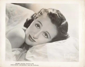 Glory Davis Chauncey Cromwell Orchestra VINTAGE Original 8x10 Pressefoto - Bild 1 von 1