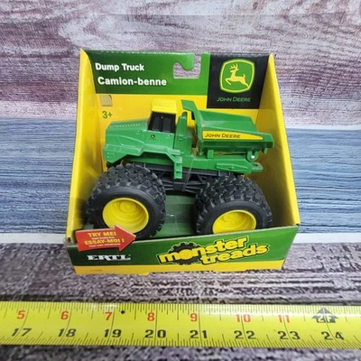 ERTL 2010 JOHN DEERE CAMINHÃO BASCULANTE CAMION-BENNE COM DEGRAUS MONSTER  - Imagem 1 de 4