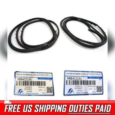 Sello de goma para puerta delantera para Mitsubishi Mighty Max L200 1989-1995 Foto 1 de 4