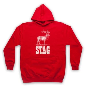STAG WEEKEND BACHELOR PARTY DO NIGHT HIPSTER RETRO ADULTS UNISEX HOODIE - Picture 1 of 11