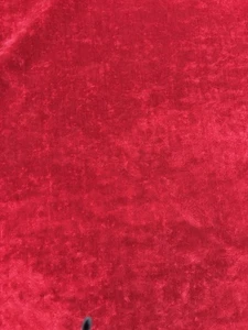 Zoffany fabric CURZON VELVET Col.Crimson 10.4mtrs - Picture 1 of 11