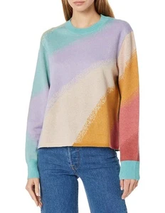 PS Paul Smith Ladies Colourful Jacquard Knit Sweatshirt Size Large - Picture 1 of 10
