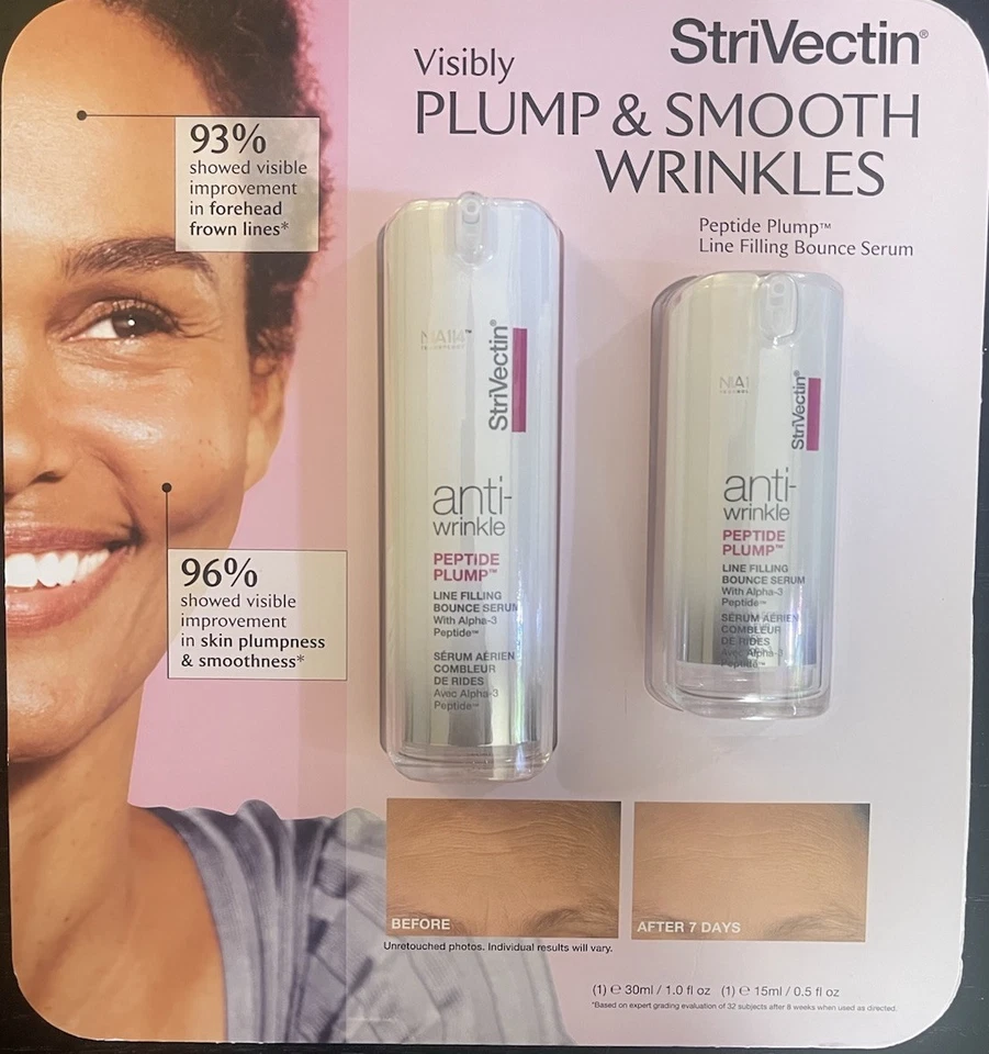 Strivectin anti wrinkle, Peptide Plump Line Filling Bounce Serum 1 oz & 0.5 oz - Image 1 of 2