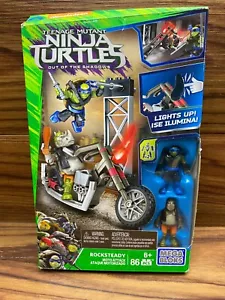 ROCKSTEADY MOTO ATTACK Mega Bloks Playset TEENAGE MUTANT NINJA TURTLES - Picture 1 of 12