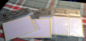 2 (Due) confezioni di Keating - Place Cards bordo giallo vuoto - totale 20 carte - Foto 1 di 2