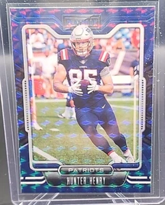 2021 PANINI PLAYBOOK Prizm SP HUNTER HENRY NEW ENGLAND PATRIOTS #81   - Picture 1 of 2