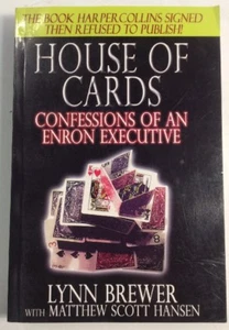 House of Cards Confessions Enron Executive 2002 Lynn Brewer Inscribed to Burnis - Picture 1 of 12