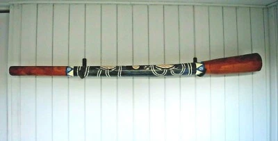 DESIGNS IN METAL Didgeridoo Hanging Brackets ®, Vertical or Horizontal, with screws & wall plugs.