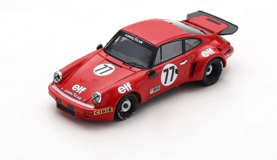 ☆ Spark 1/43 Porsche Carrera RSR 1976 Le Mans 24H 14ª Clase Ganador #77 Foto 1 de 1