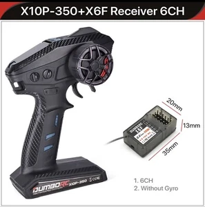 DUMBORC X10P-350 10CH 2.4GHZ 4.8-12V Transmitter w/ X6F Receiver - Picture 1 of 14