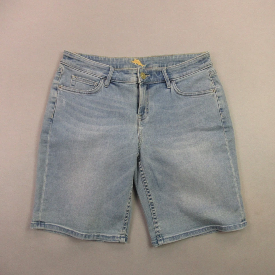 Pantalones Cortos Tommy Bahama Mujer 32X9 Ligeros Exterior Chino Azul Denim Foto 1 de 4